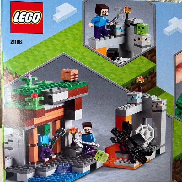 LEGO Minecraft The Abandoned Mine Building Toy 21166 Zombie NIB - Picture 6 of 12